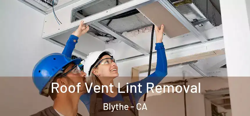  Roof Vent Lint Removal Blythe - CA